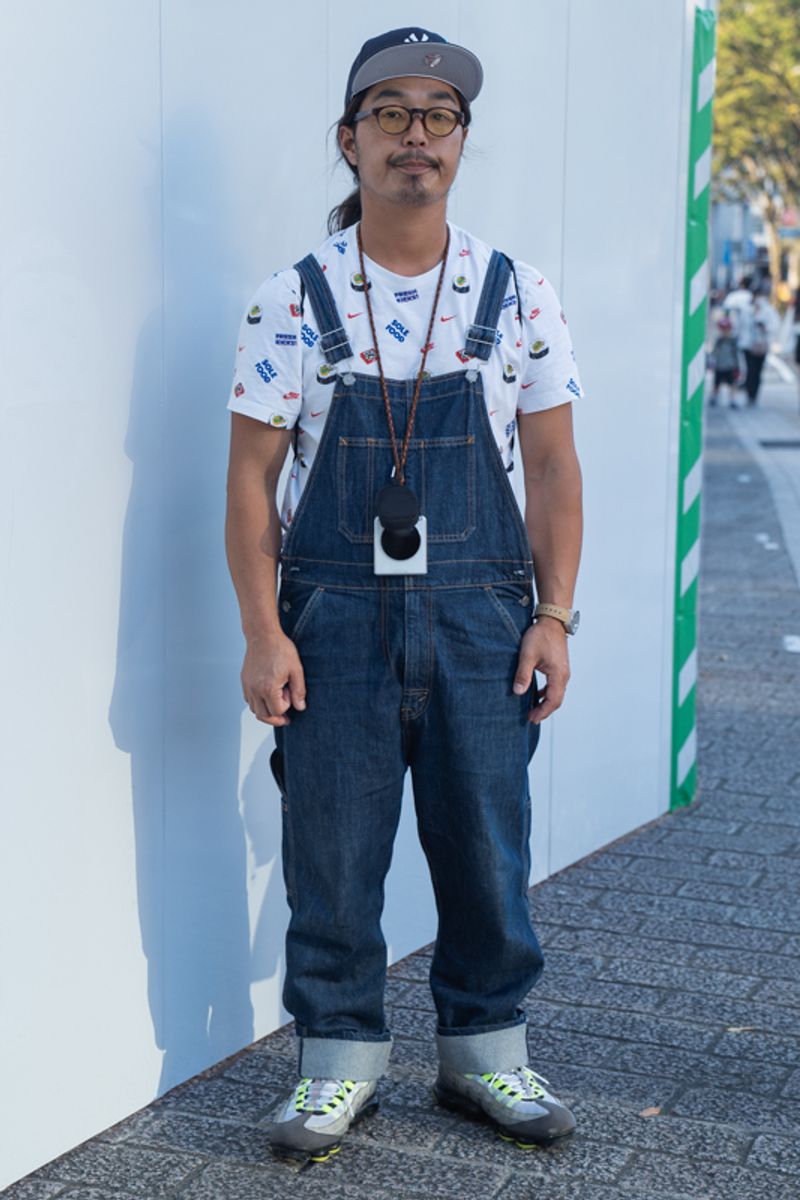 ポップな寿司Tがキュートなおじかわコーデ 吉田 源