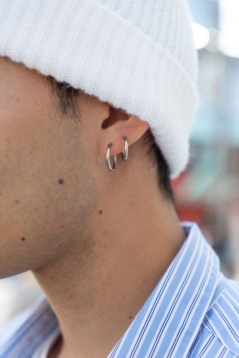 ストライプとチェッカーボード柄を白で中和 大橋工貴 4枚目の写真