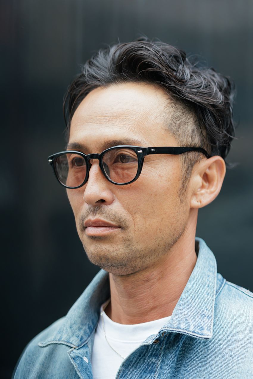 夏に洒落る簡単な法則！爽やかで男らしい「短髪×黒縁メガネ」を実践した3名の洒落者たち - 6枚目の画像