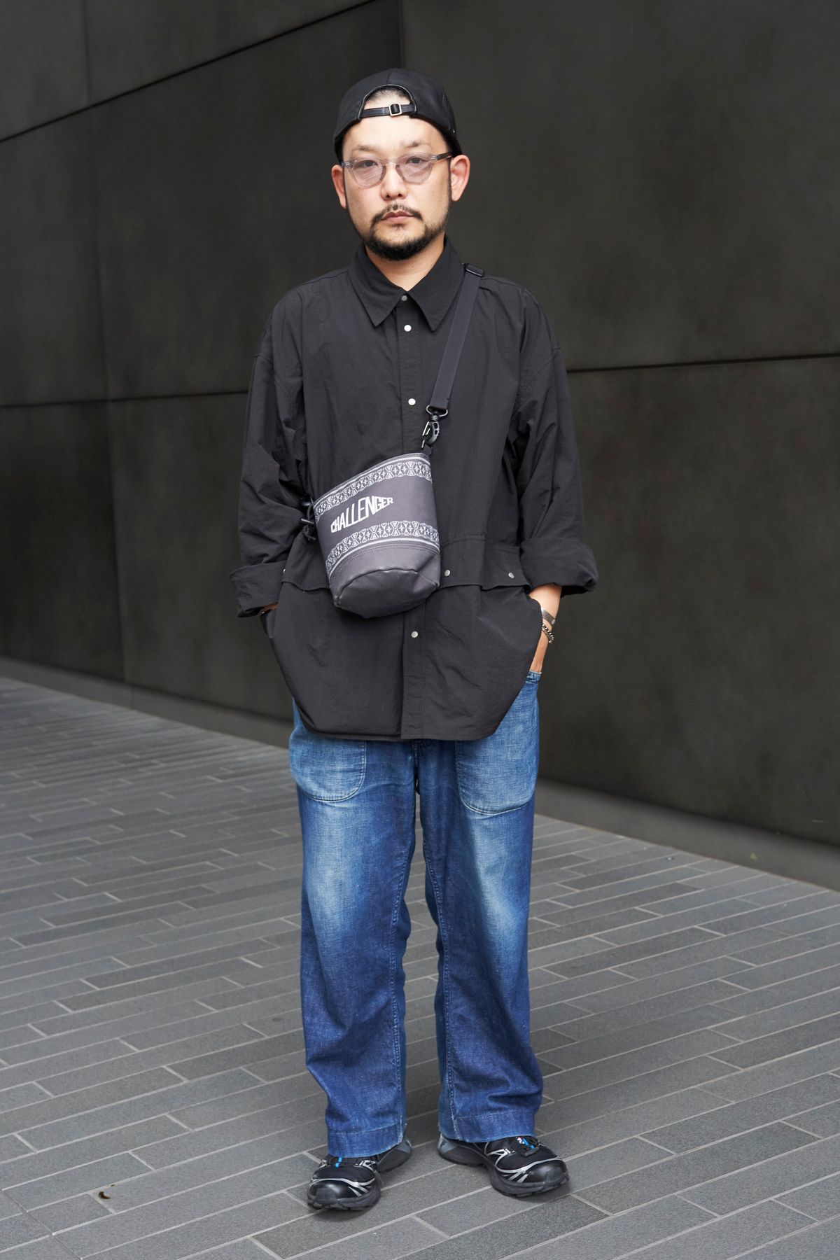 シャツ ファストカラー  デニム エヌハリウッド  シューズ サロモン  帽子 ザファットハッター  眼鏡 ニュー  バッグ チャレンジャー  ブレスレット ナバホ