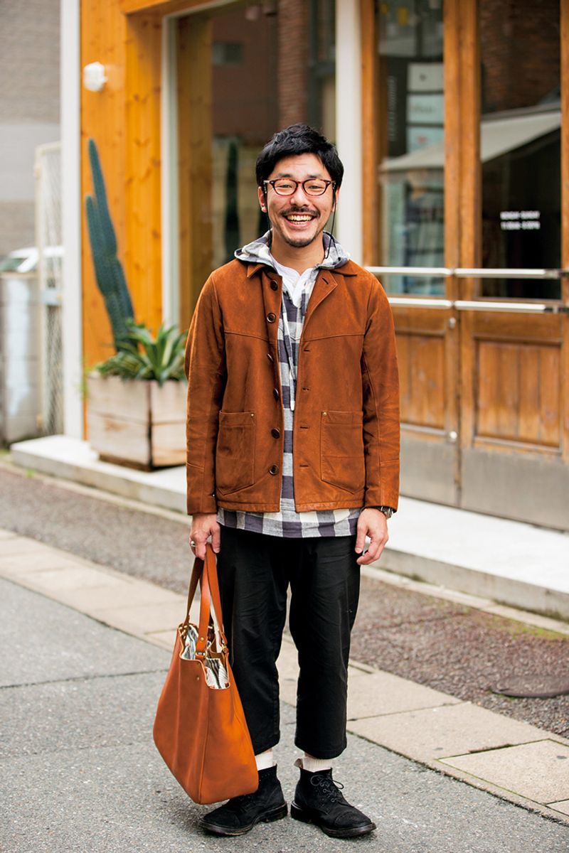 パンツ丈を短くして軽やかなスタイルに 野村 幸平