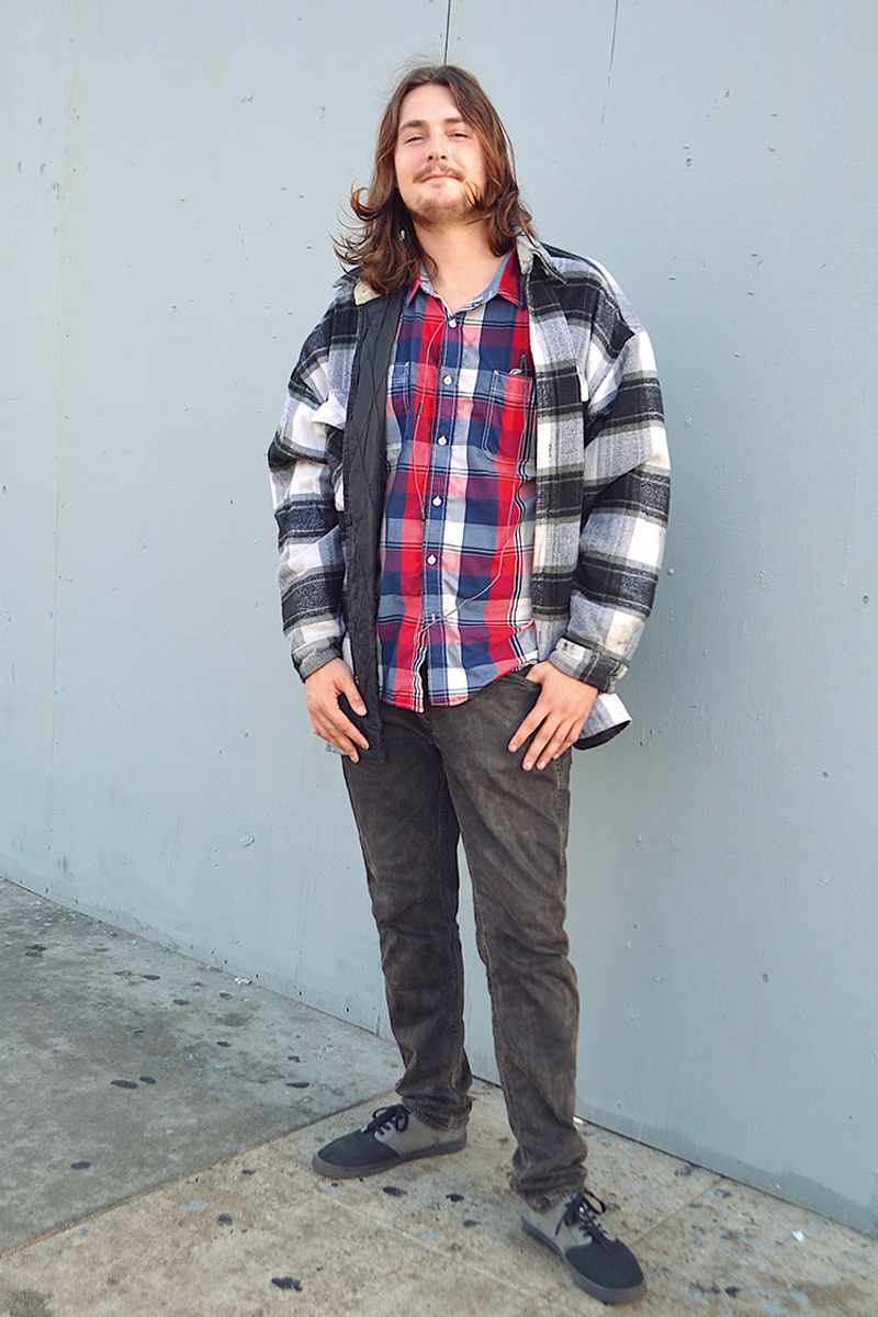 チェック・オン・チェック。さすが自由だ、ロサンゼルス マーク