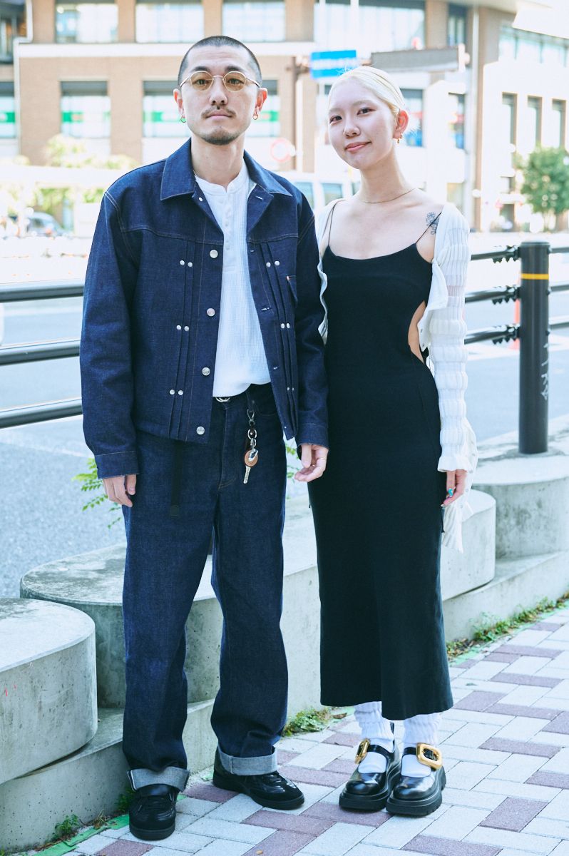 注目ブランドtanakaのデニムセットアップ 坪井