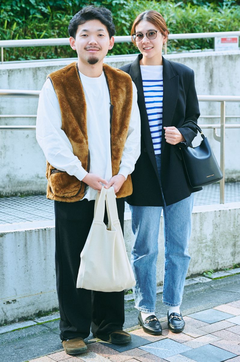 秋コーデの名脇役。バブアーのファーベスト 美間坂征也