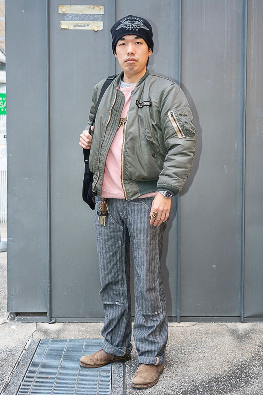 「アメカジど真ん中なアウター」が古臭くならない方法論。5名のスナップに見る“装い”のヒント - 8枚目の画像