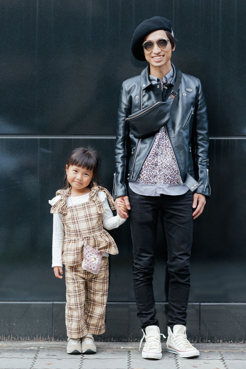 「革ジャンのインナー、何着る？」キレイめ、個性派etc.街の“技アリ着こなし術”を総チェック！ - 8枚目の画像