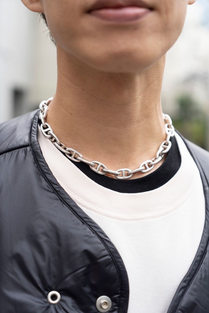 アクセサリーは時計も含めて全部エルメス 森口慶紀 4枚目の写真