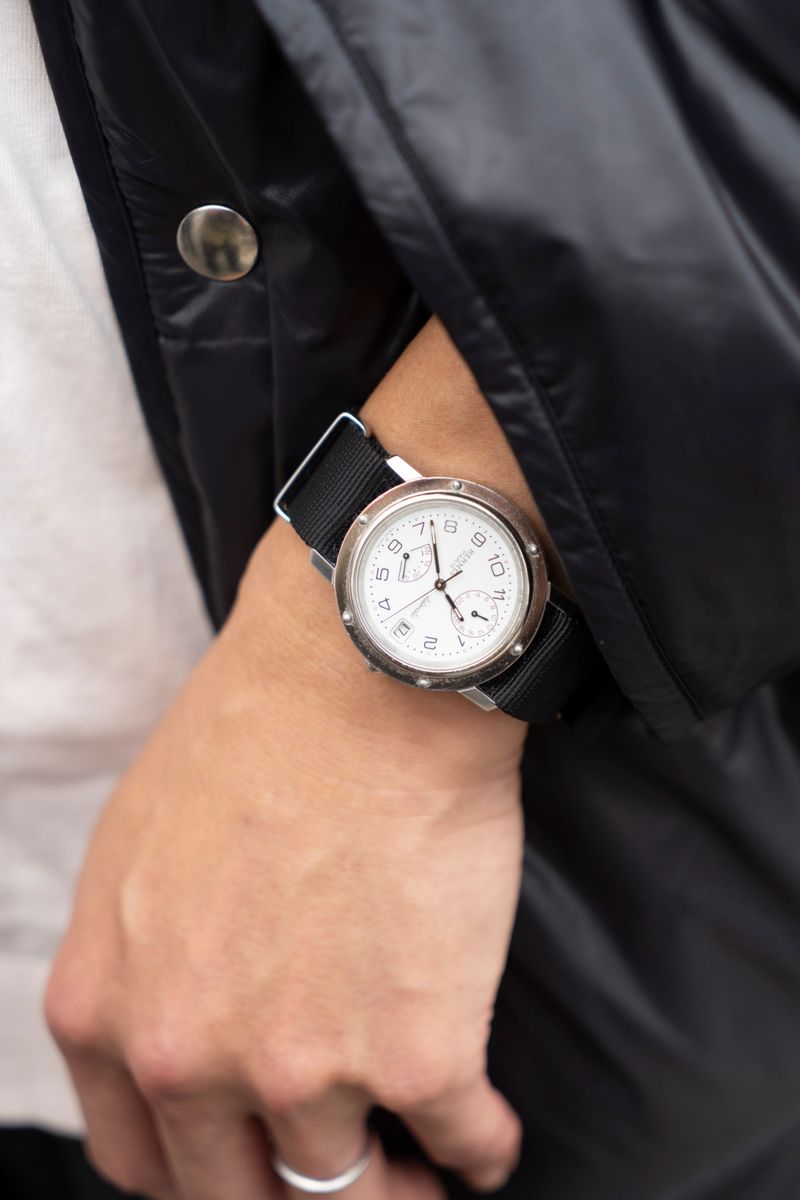 アクセサリーは時計も含めて全部エルメス 森口慶紀 8枚目の写真