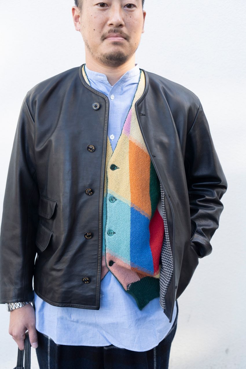 今の気分は“非ライダーズ”な革ジャン。大人カジュアルにレザージャケットを取り入れた3名の達人 - 8枚目の画像