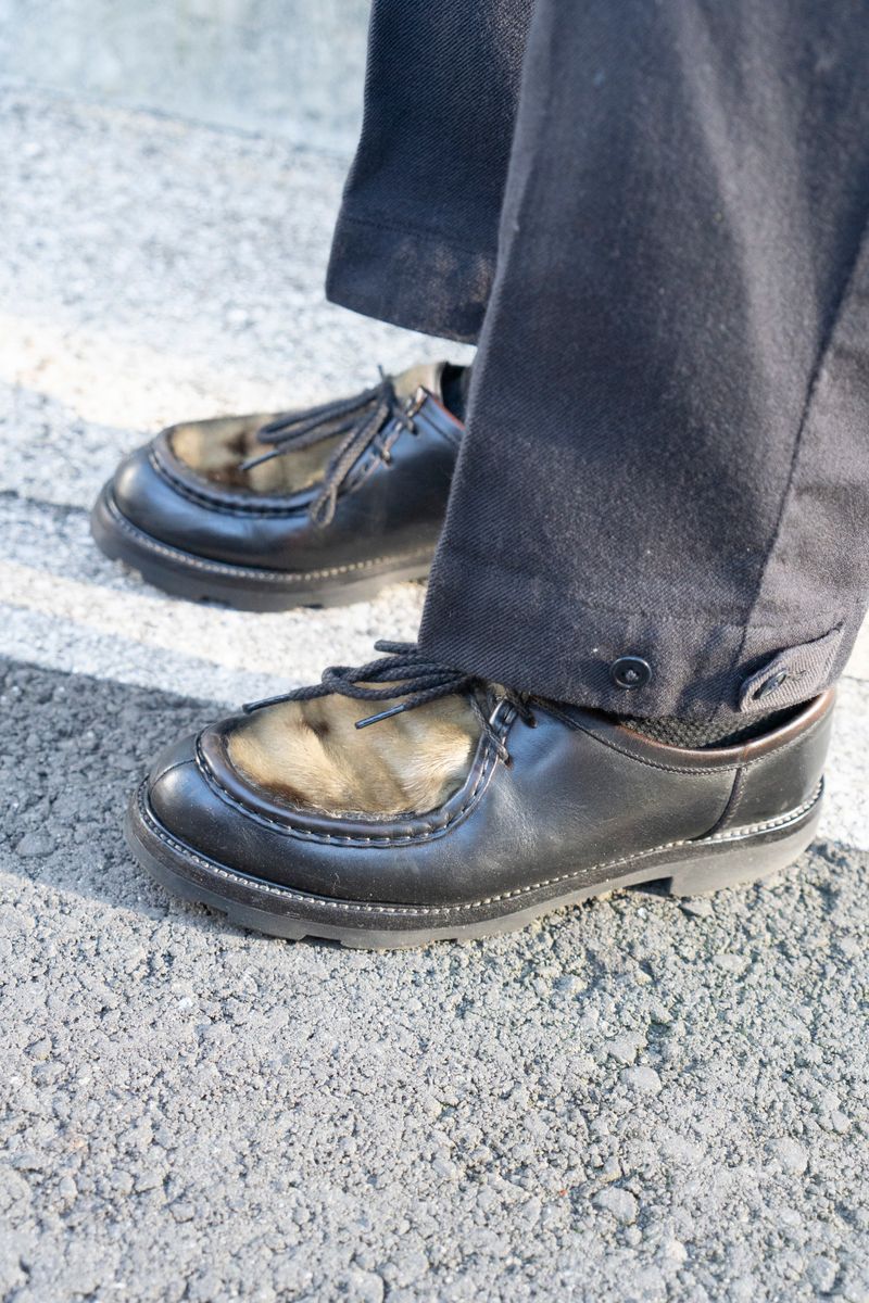 上野の老舗靴店が作るアザラシ毛のシューズ 小笠原洋平 6枚目の写真