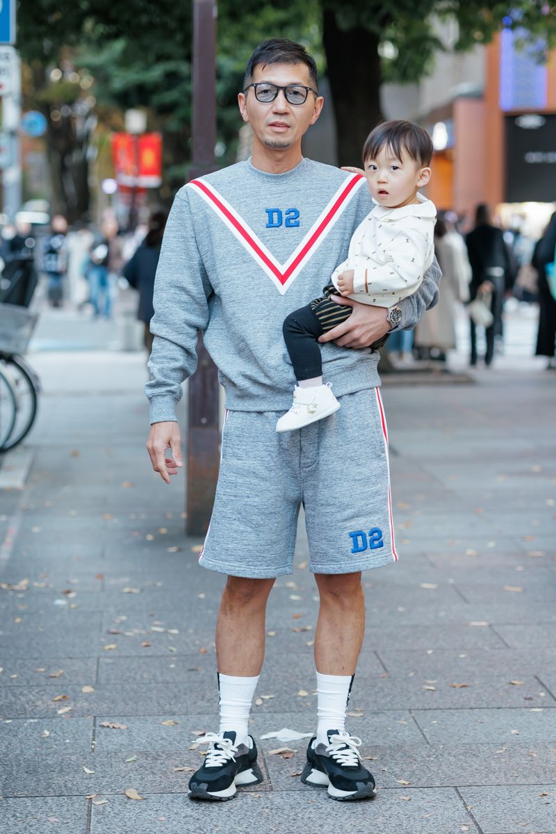 スウェットで寛ぐ休日のセットアップ 久瀬泰幸