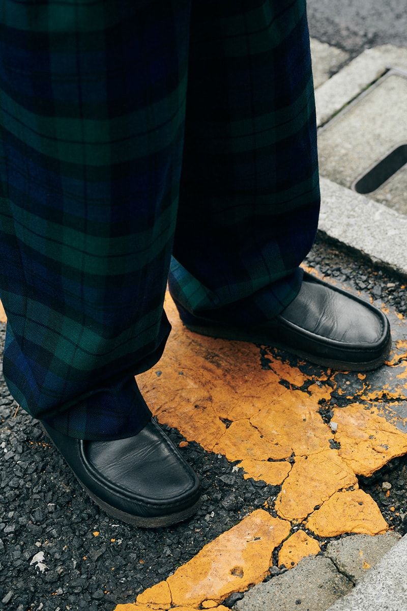 ブラックウォッチで変化球ブラックコーデ 田頭直樹 2枚目の写真