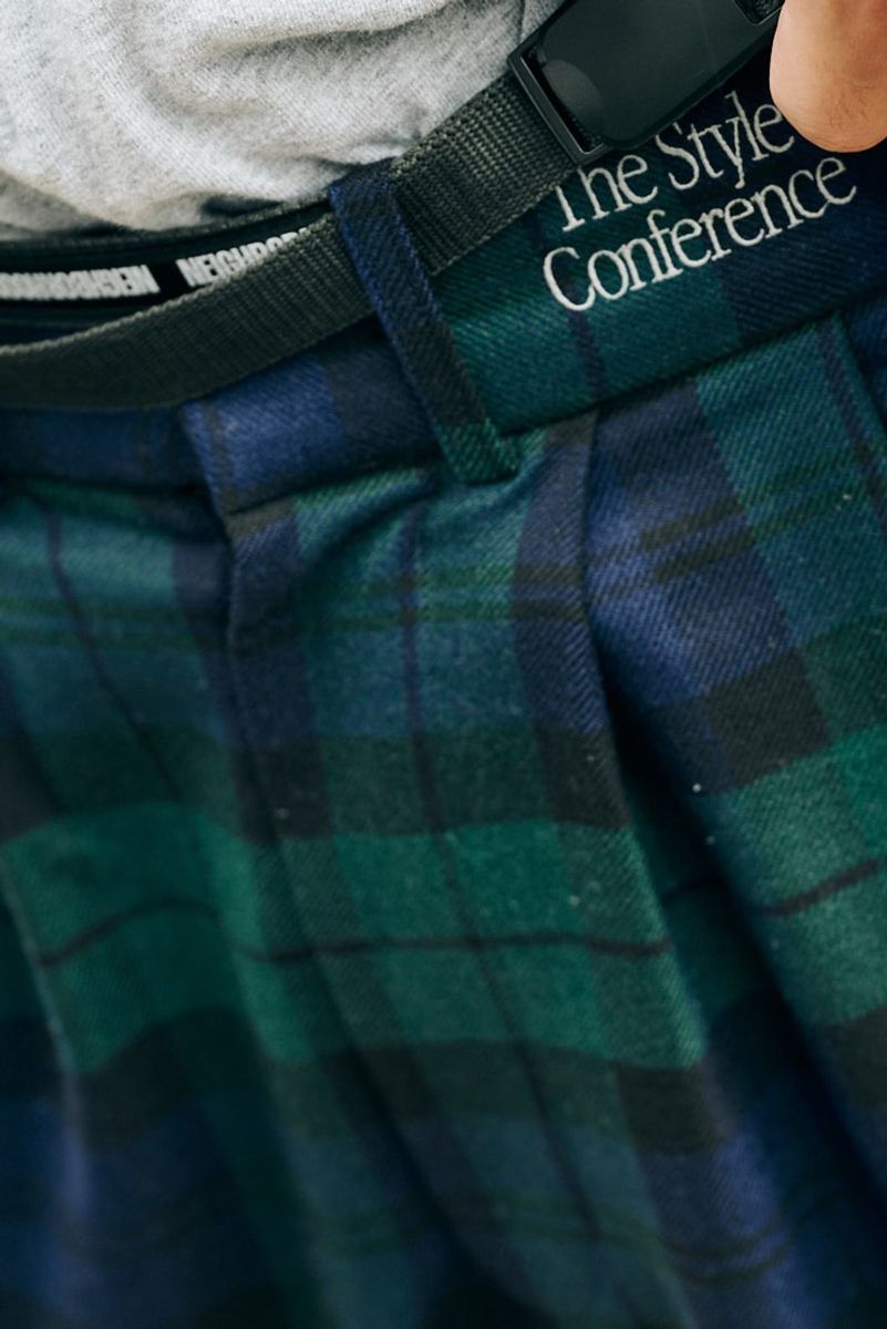 ブラックウォッチで変化球ブラックコーデ 田頭直樹 4枚目の写真