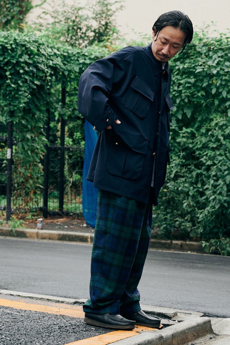 ブラックウォッチで変化球ブラックコーデ 田頭直樹 9枚目の写真