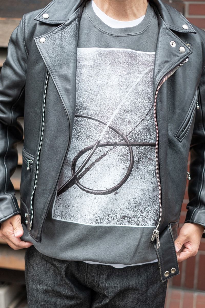 王道レザーは今っぽいインナーで 森 闘士也 6枚目の写真