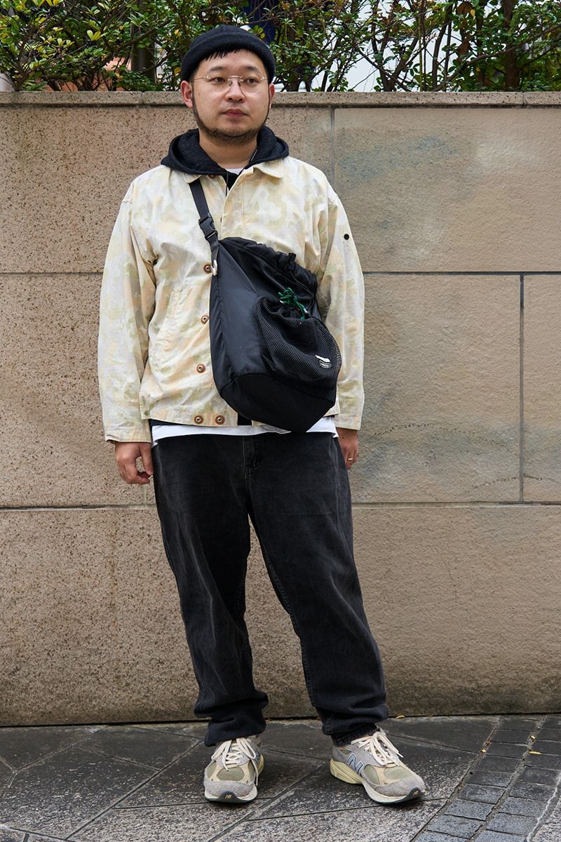 程良い個性が滲む淡色迷彩 菅原 慧