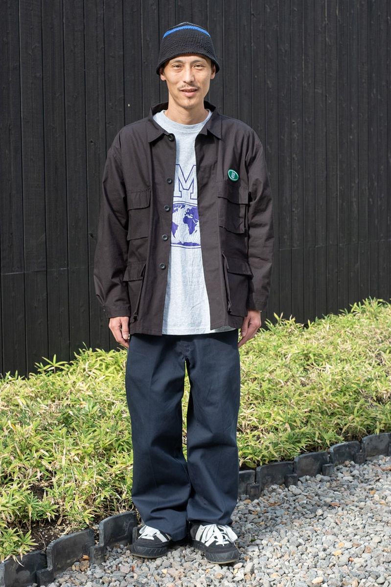 「全体にちょっと大きめ」で今っぽいストリート 楠本恭平