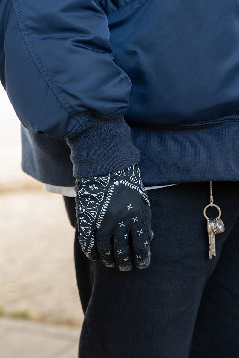 ワンポイントは、手袋の柄で 清水大悟 3枚目の写真