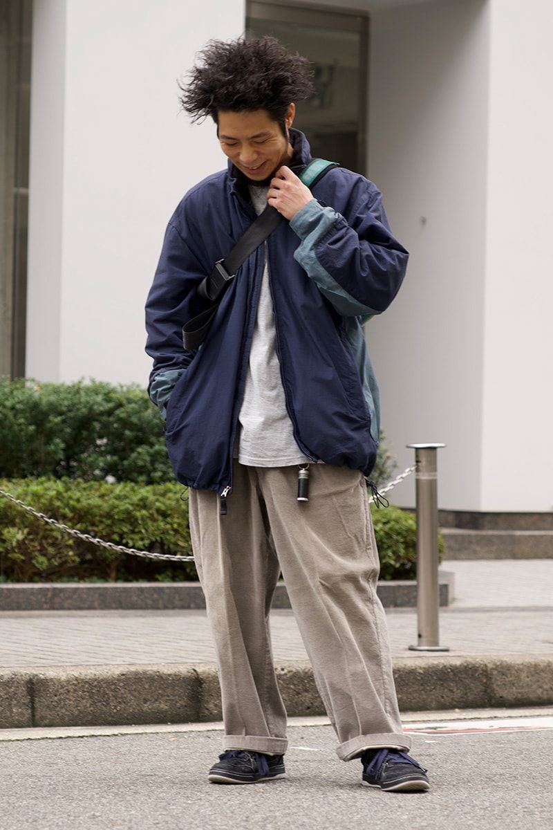 古着コーデにフライターグで軽快さを 三好天馬