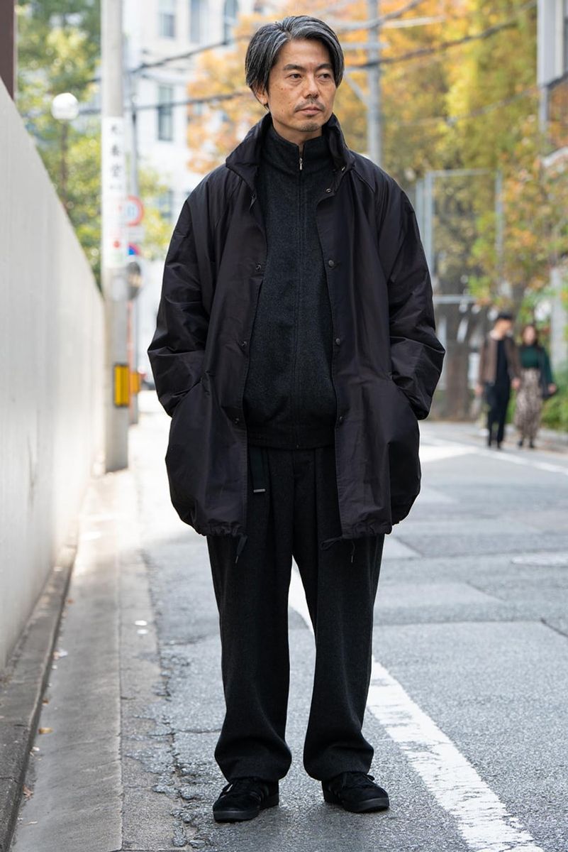 コモリのコートコーディネート | 241213-1602-03 中川直樹