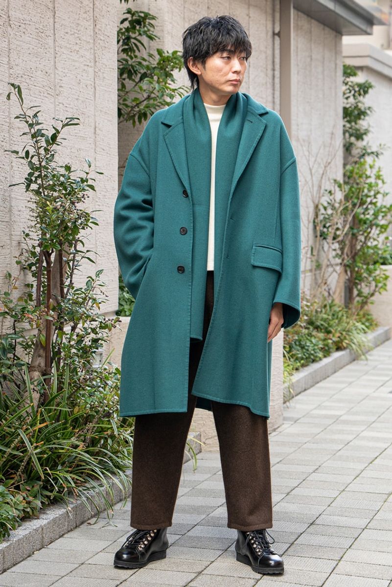ノノットのコートコーディネート | 241213-1615-46 山本健太
