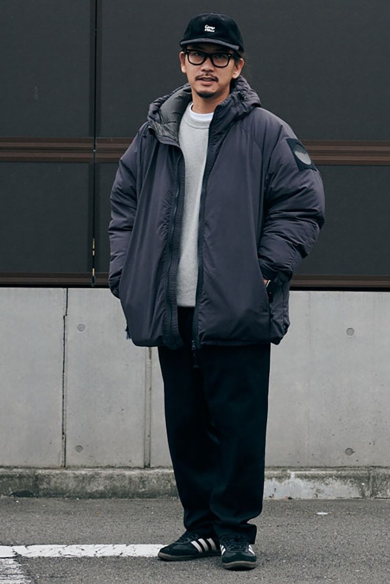 ナンガのダウンジャケットコーディネート | 241213-1631-28 鈴木 光