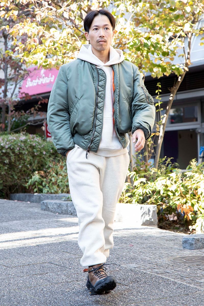 古着のジャケットコーディネート | 241213-1634-10 手嶋祐生