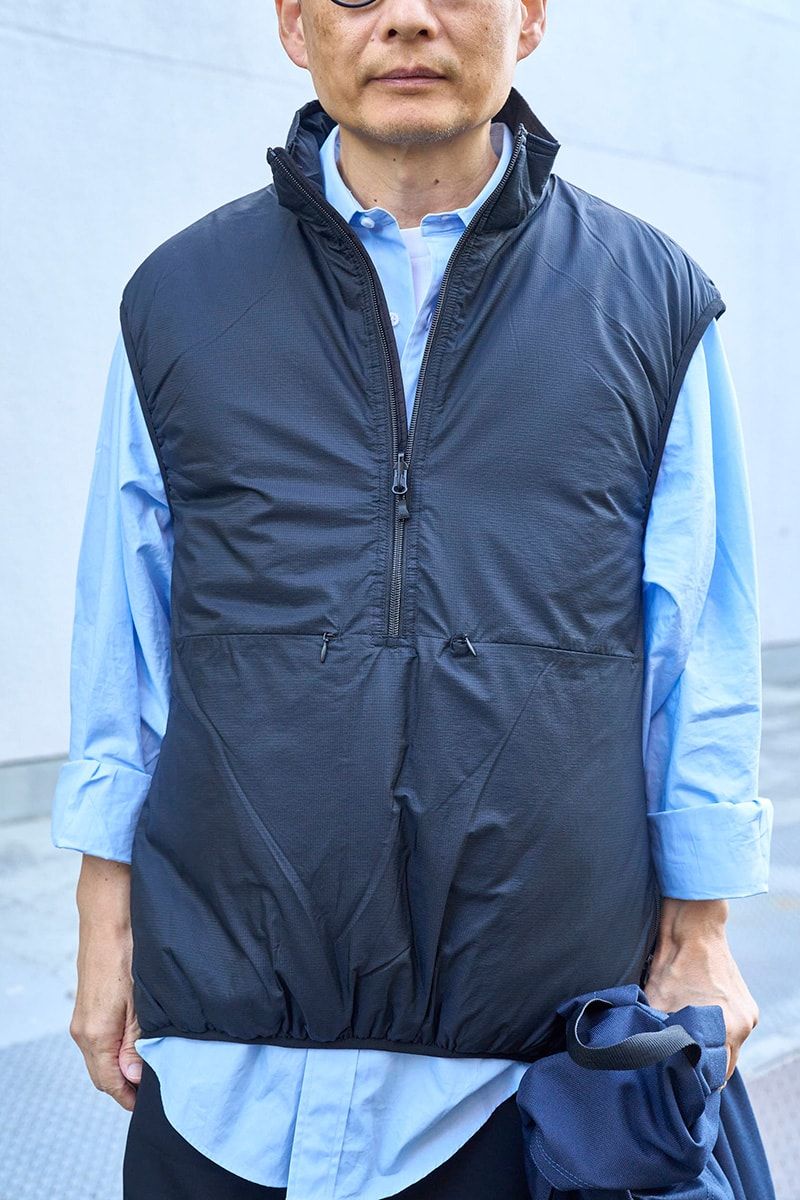 ダイワピア39のダウンベストコーディネート | 241215-1423-26 長谷部 伸 4枚目の写真