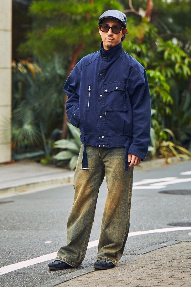 古着のジャケットコーディネート | 241219-1227-04 下川稜太