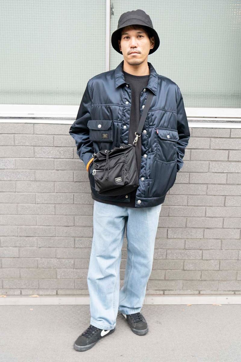 ポーター×リーバイスのジャケットコーディネート | 241215-1456-16 帯金正樹