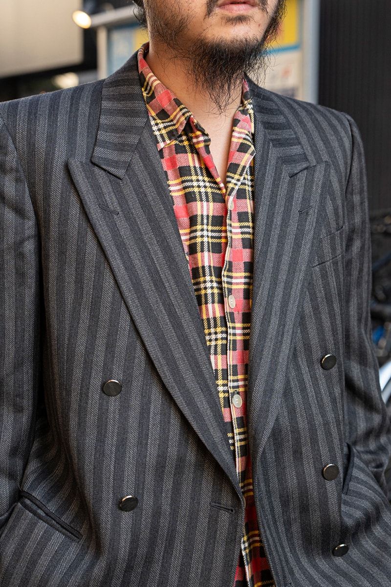 古着のジャケットコーディネート | 241215-1501-58 タッセル 4枚目の写真