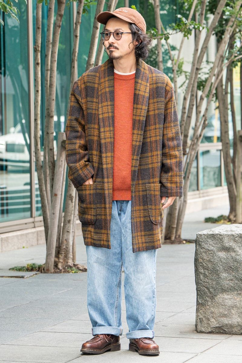 デボンファクチュールのコートコーディネート | 241215-1503-58 西川正祐