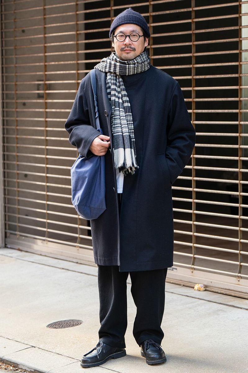 マーガレットハウエルのコートコーディネート | 241215-1504-18 御厨豊裕