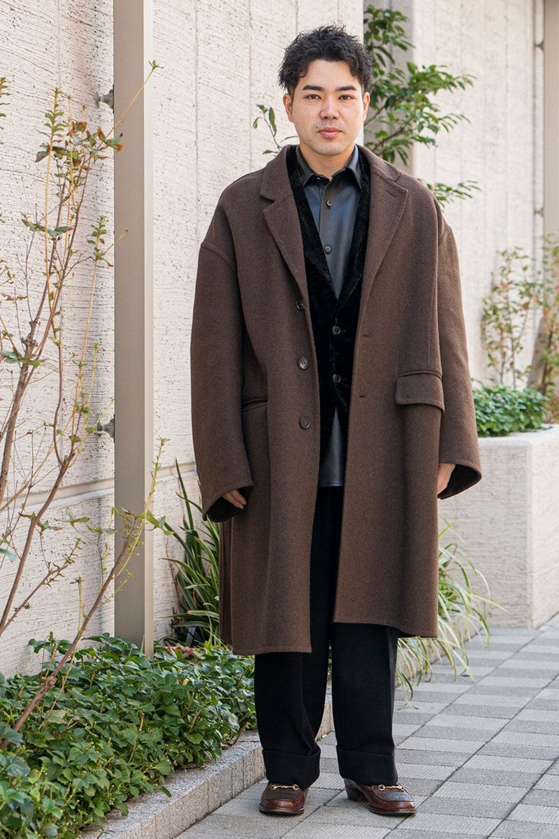 オーベットのコートコーディネート | 241215-1504-41 野下 剛