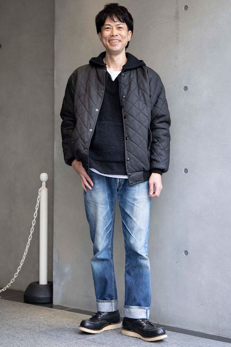 古着のジャケットコーディネート | 241215-1523-46 田中雅之