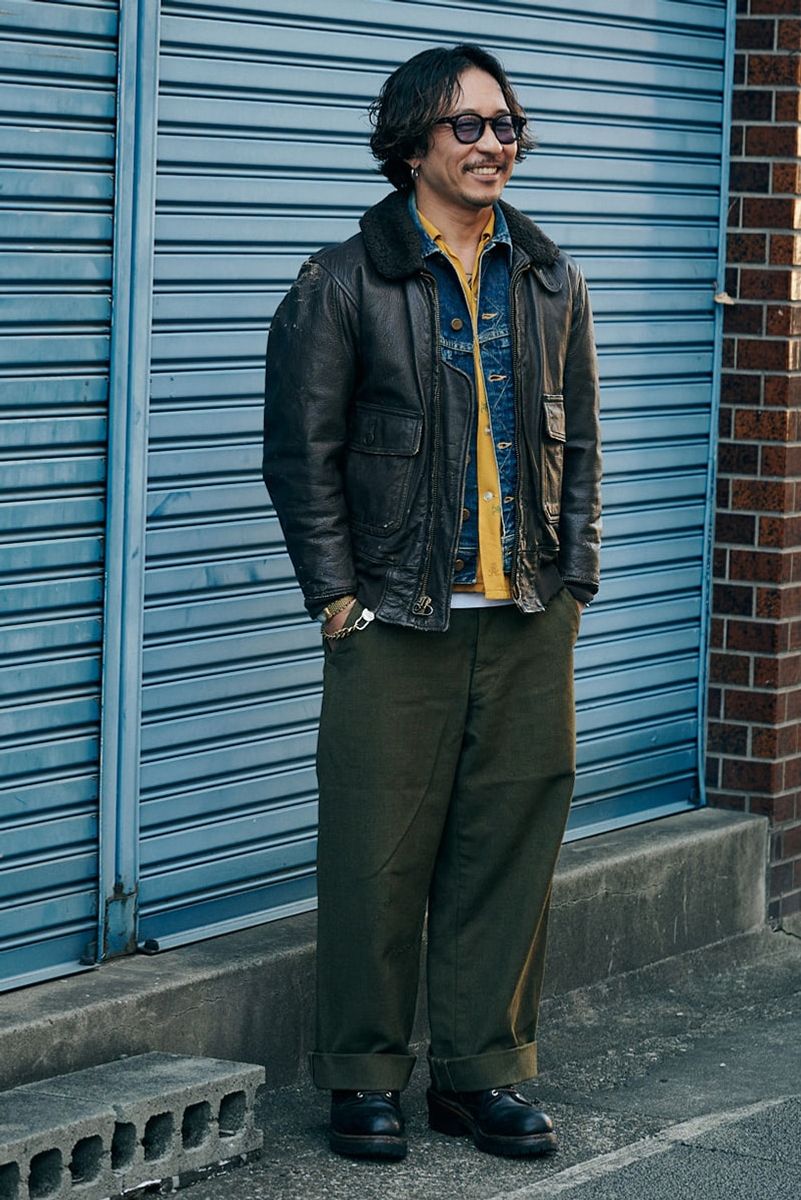 古着のジャケットコーディネート | 241215-1526-09 松原宏幸