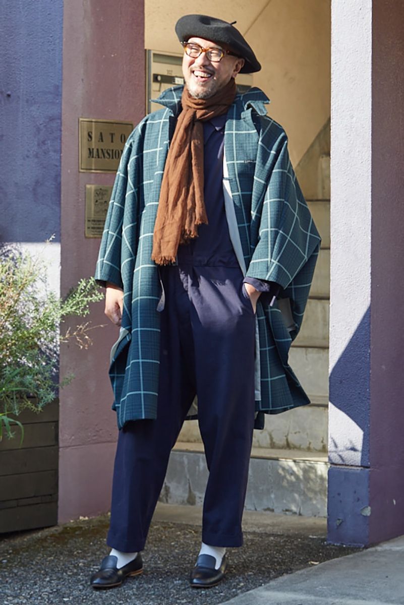 ハバーサックのポンチョコーディネート | 241215-1526-57 茂木 学