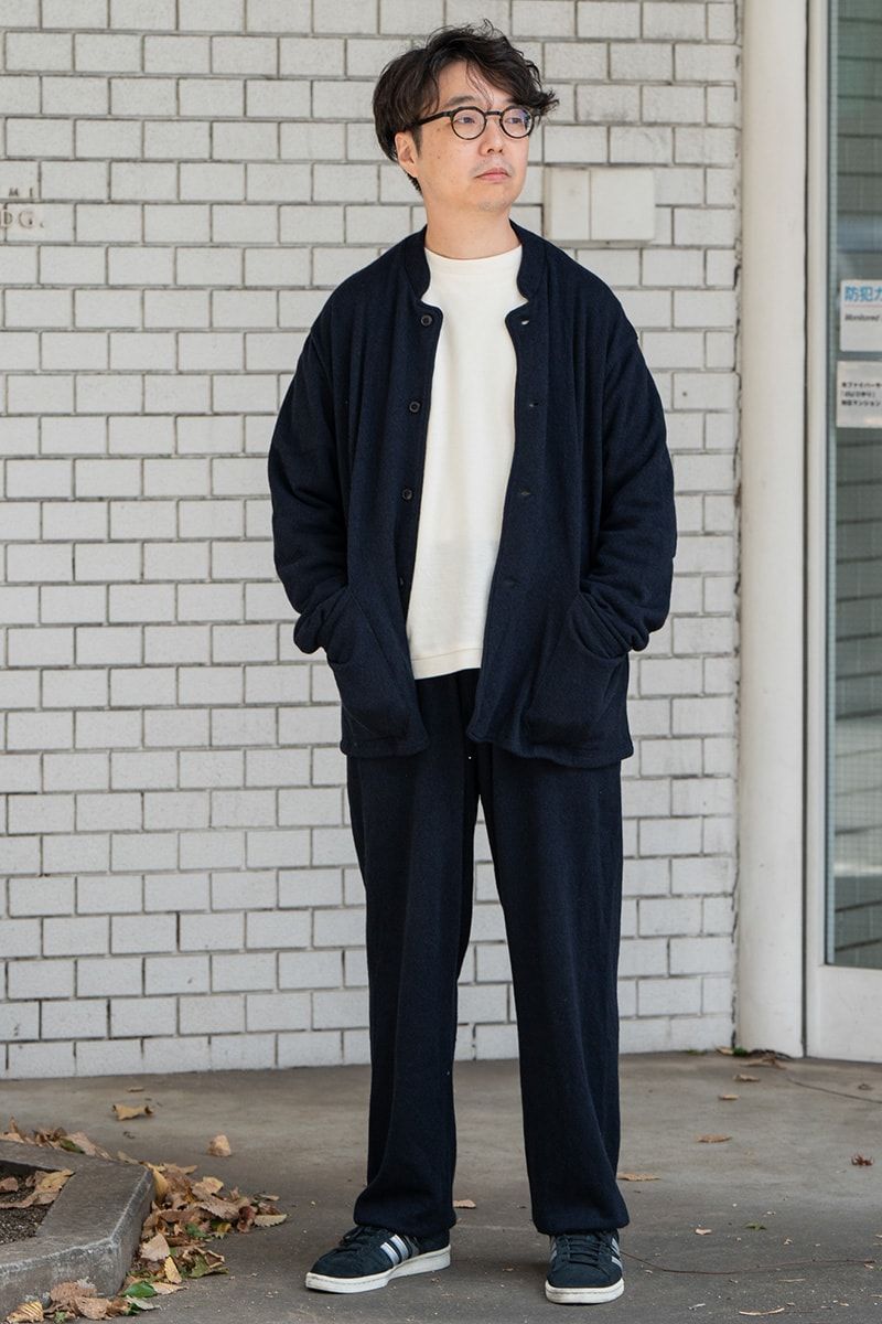 コモリのジャケットコーディネート | 241215-1532-43 中富啓太