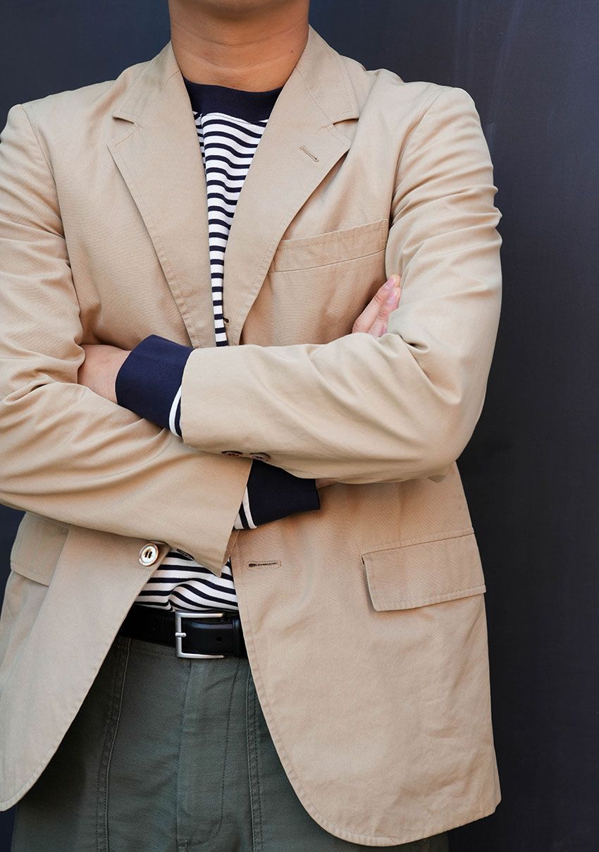 最近気になるキレイめジャケット。休日カジュアルに取り入れた3人のコーデ集 - 8枚目の画像