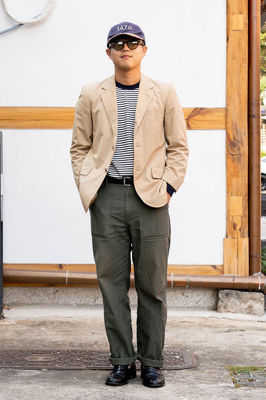 最近気になるキレイめジャケット。休日カジュアルに取り入れた3人のコーデ集 - 7枚目の画像