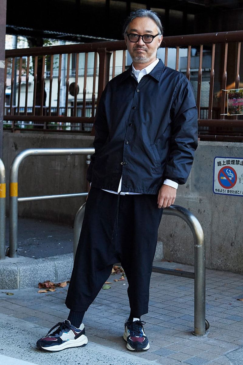 無印良品のシャツコーディネート | 241215-1612-36 平田 武