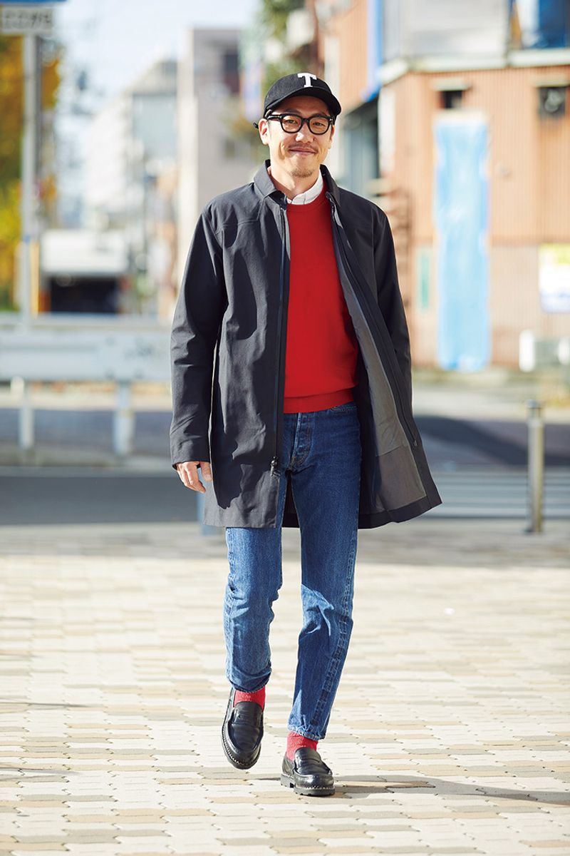 フレンチ風味をカジュアルにプラスするデニムの履き方 山田知道