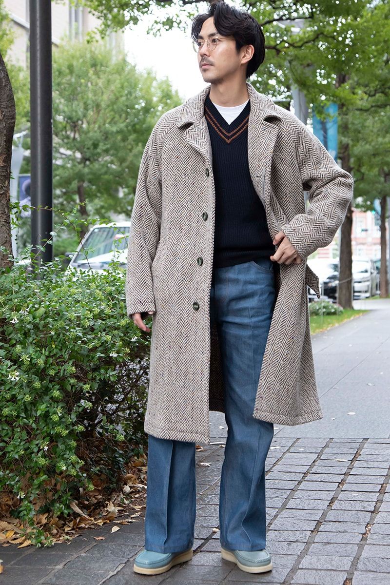 タリアトーレのコートコーディネート | 241216-1717-50 川辺圭一郎