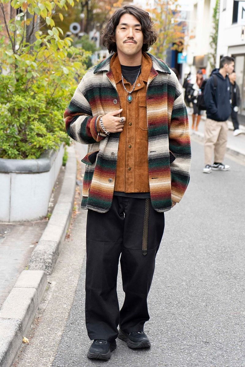 ウールリッチのジャケットコーディネート | 241216-1730-33 西村玲耶