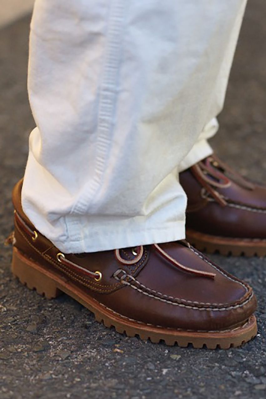 冬服にティンバーランド「スリーアイ」、どう合わせる？ 洒落者たちが示した3つの回答 - 5枚目の画像