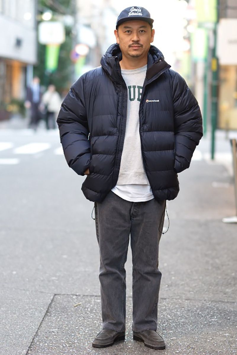 モンティンのダウンジャケットコーディネート | 241217-2238-31 滝川良平