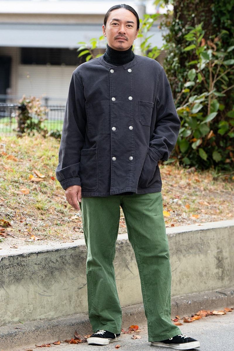 ナイジェルケーボンのジャケットコーディネート | 241218-1226-59 馬場幸二郎