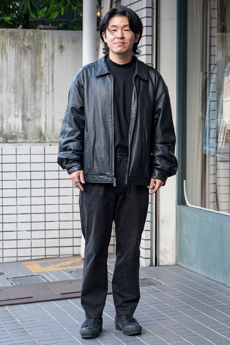 古着のジャケットコーディネート | 241218-1230-54 陶山 学