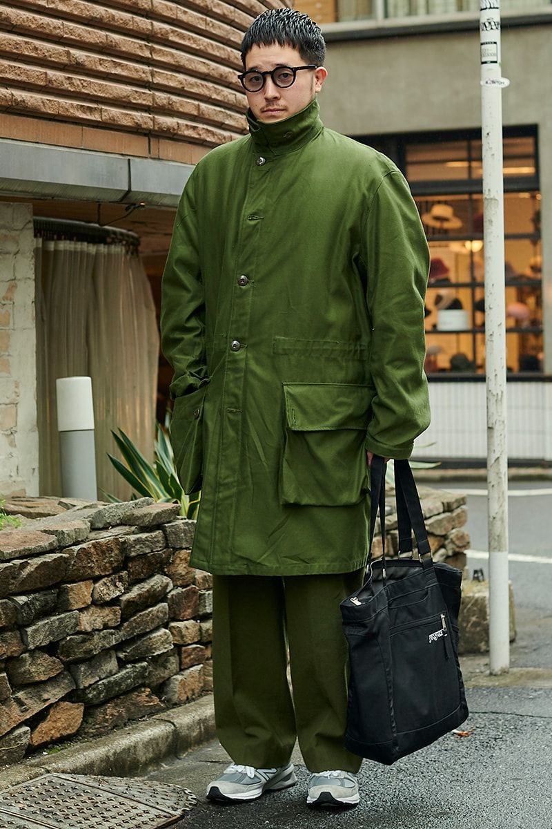 古着のコートコーディネート | 241218-1235-02 國武晃次