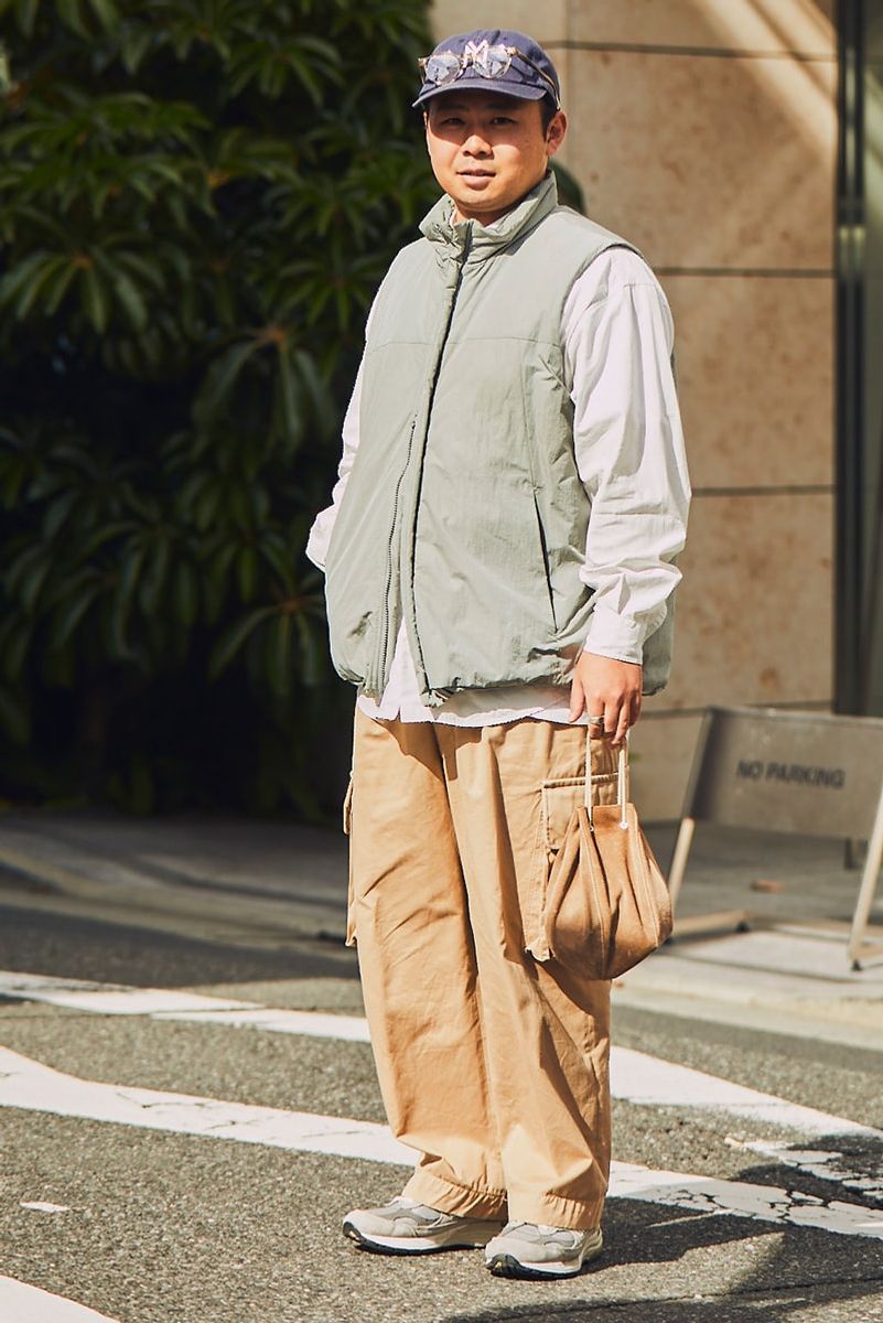 キャプテンサンシャインのダウンベストコーディネート | 241218-1235-22 糯原 航